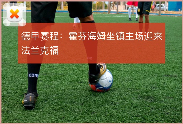 德甲赛程：霍芬海姆坐镇主场迎来法兰克福